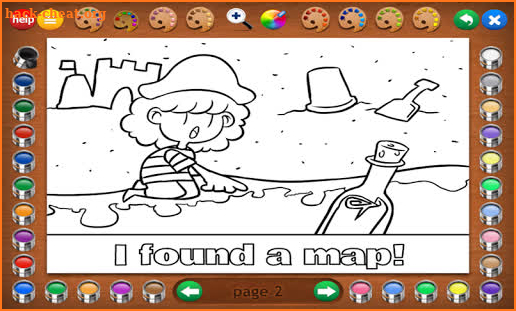 Coloring Book 30: Pirates screenshot