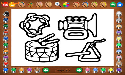 Coloring Book 7: Toys screenshot