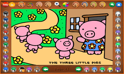 Coloring Book 8 Lite: Fairy Tales screenshot