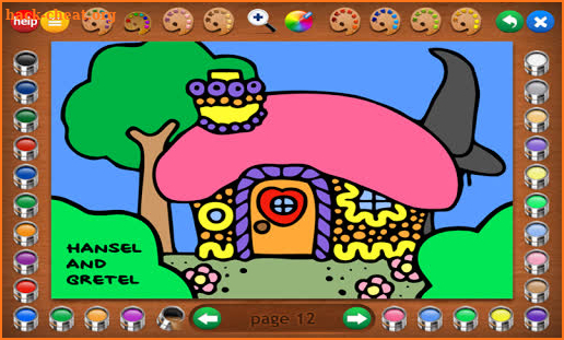 Coloring Book 8 Lite: Fairy Tales screenshot