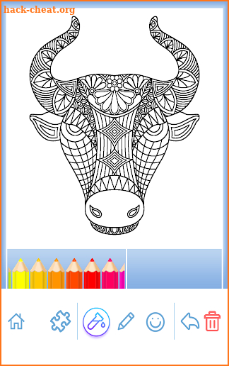 Coloring Book: Animal Mandala screenshot