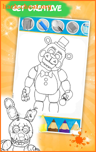 Coloring Book at Five Nights screenshot