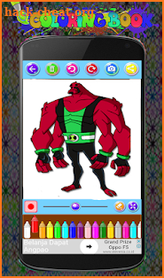 Coloring Book Ben 10 Ultimate Alien Heroes screenshot