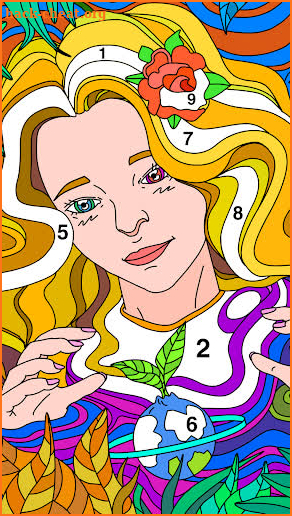 Coloring Book - Color by Number & Paint by Number screenshot