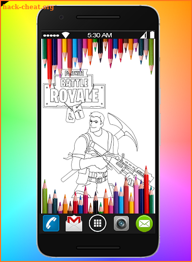 Coloring book for Battle Royal Fans screenshot