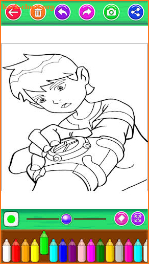 Coloring Book For Ben 10 screenshot