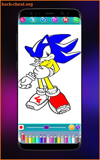 Coloring Book For Bleau Soni screenshot