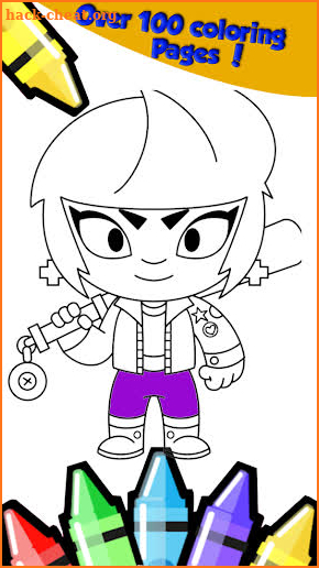 Coloring Book For Brawl Bs Stars Drawing Game screenshot