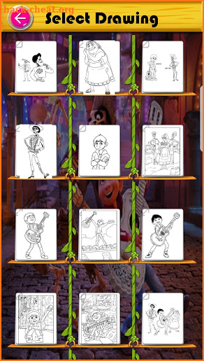 Coloring Book for COCO Miguel screenshot