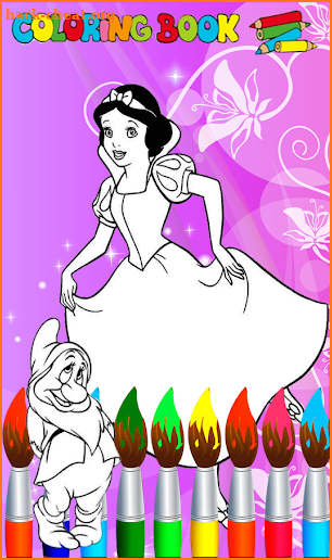 Coloring Book for Disney Princess screenshot