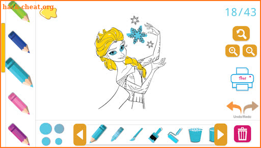 Coloring Book for Disney Princess - for girls game screenshot