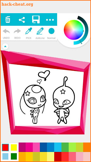 Coloring Book for Ladybug HD screenshot