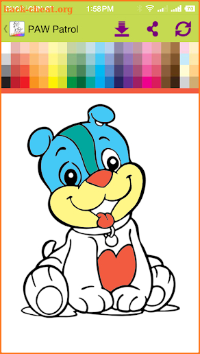 Coloring Book for PAW and Patrol screenshot