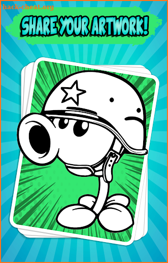 Coloring Book for PlantsVsZombies screenshot