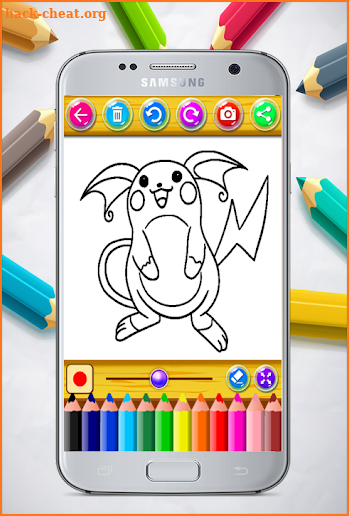 Coloring Book for Pokemo2 screenshot