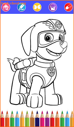 Coloring Book for Puppy patrol screenshot