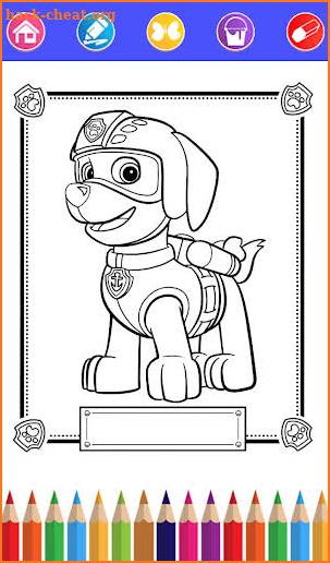 Coloring Book for Puppy patrol screenshot