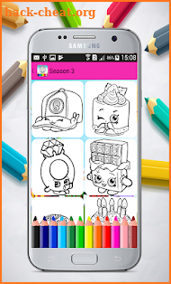 Coloring Book for Shopkins screenshot