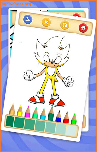 Coloring Book For Sonic 2020: Coloring Hedgehog screenshot