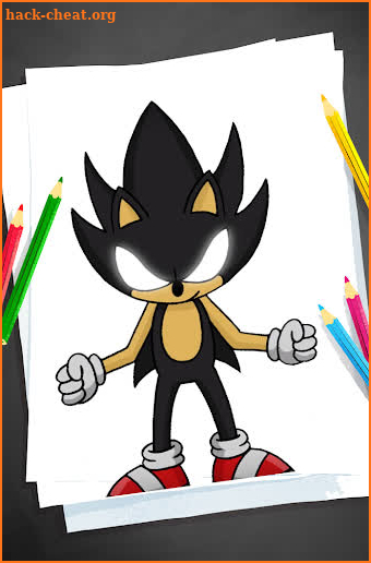 Coloring Book For Sonic 2020 Hedgehog's Page screenshot