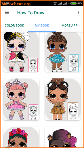 Coloring Book For sureprise Doll screenshot