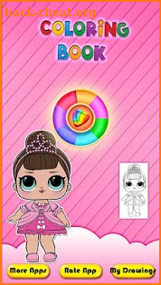 Coloring Book for Surprise Dolls LOL screenshot