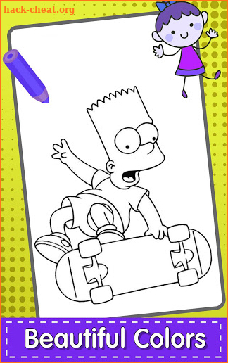 Coloring Book For The Simpson screenshot