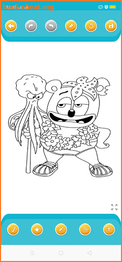 Coloring book Gummy Bear screenshot