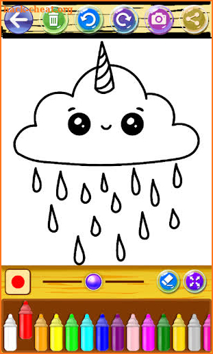 Coloring Book Kawaii Cute screenshot