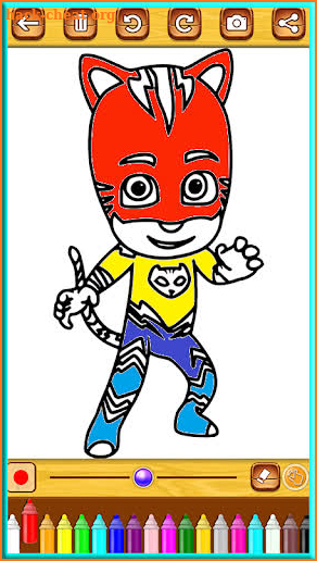 Coloring Book Masks Super Heroes screenshot