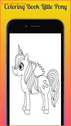 Coloring Book of Little Pony screenshot