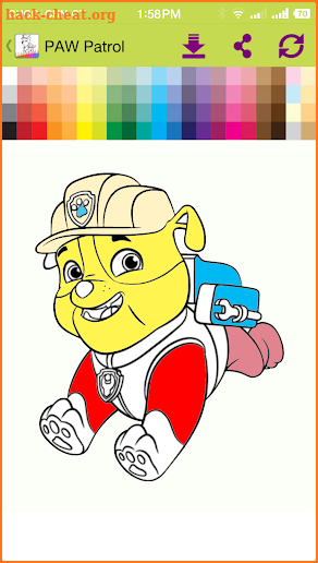 Coloring Book : PAW and Patrol screenshot