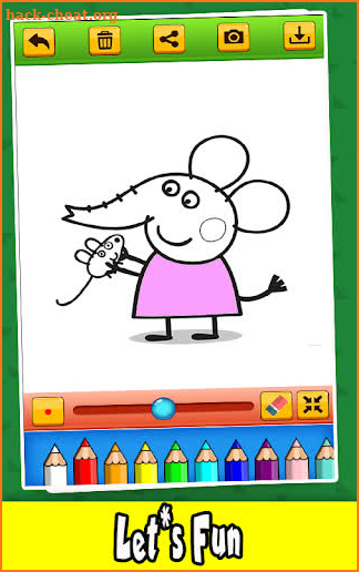 Coloring book pigpagpig 2020 screenshot