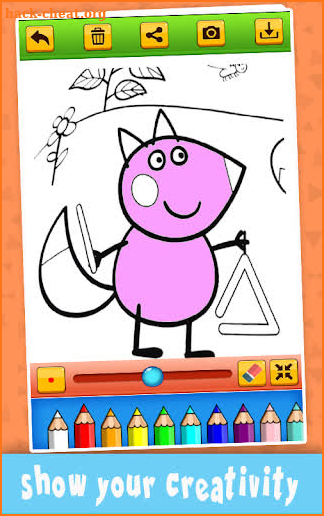 Coloring book pigpagpig 2020 screenshot