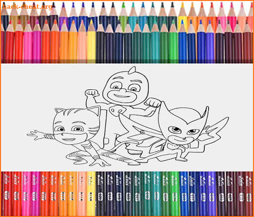 coloring book pj-mask screenshot