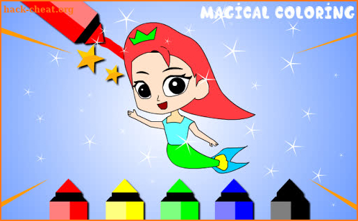 Coloring book Princess Dolls screenshot