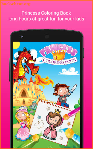 Coloring Book Princess Girls screenshot