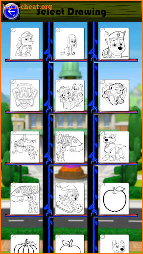 Coloring Book Super Dogs screenshot