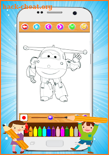 coloring book super swingss screenshot