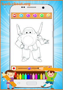 coloring book super swingss screenshot