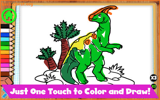 Coloring Dinosaurs For Kids screenshot