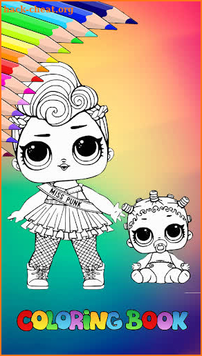 Coloring Dolls Surprise Book Lol screenshot