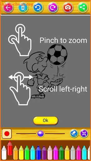 Coloring Football Soccer League screenshot