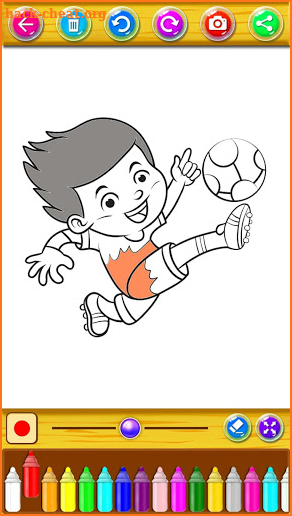 Coloring Football Soccer League screenshot