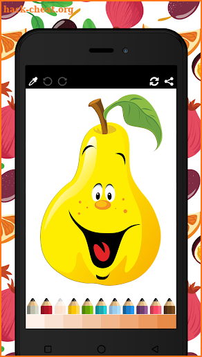 Coloring for kids Fruit and Vegetables screenshot