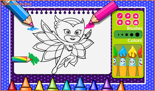 Coloring For Pj Masks - Colouring Book screenshot