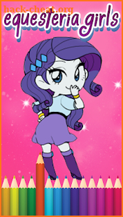 Coloring Game for Equestria Girl screenshot