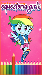 Coloring Game for Equestria Girl screenshot