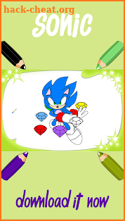 Coloring Game For Sonic screenshot