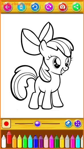 coloring horse pony screenshot